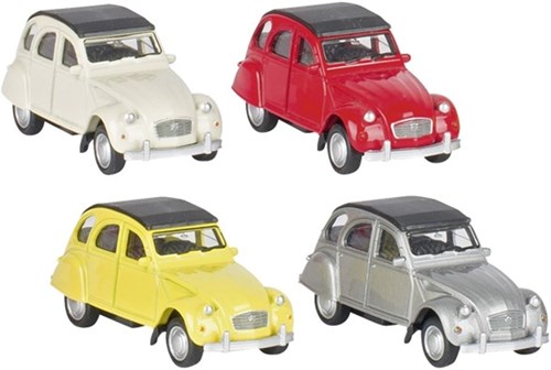 Goki Citroën 2CV die-cast auto 1:51 speelgoed klassieker