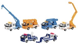 Goki takelwagen speelgoedauto 1:35 - houten sleepwagen