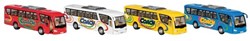 Goki bus de voyage jouet bus multicolore - jouet éducatif
