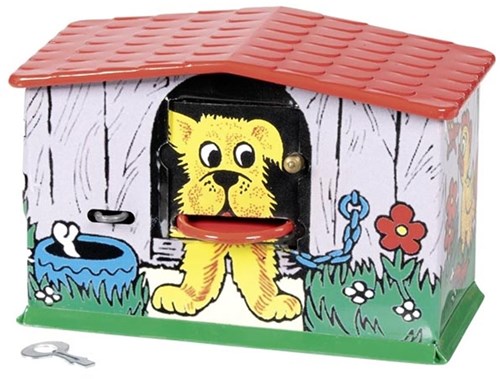 Goki tirelire chien - boîte à monnaie en métal pour enfants