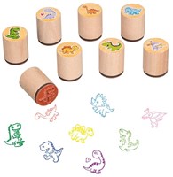 Goki tampon dinosaure - tampon en bois pour enfants