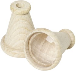Goki Vliegenoog houten caleidoscoop educatief speelgoed wit
