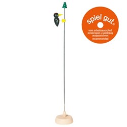 Goki Klop Specht speelgoed kleurrijk houten tikspel 45cm