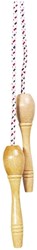 Goki springtouw met houten handvat - kinderspeelgoed 240cm