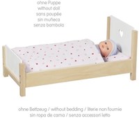 Goki lit de poupée jouet en bois multicolore pour poupées-2
