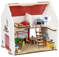 Goki poppenhuis - City Life houten speelgoed poppenhuis-2