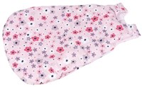 Goki poppenbed slaapzak - textiel bloemenmotief wasbaar