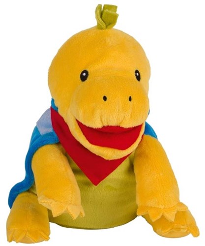 Goki handpop schildpad Lisi - pluche handpop 25 cm speelgoed