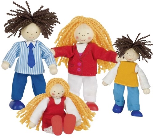 Goki Poupées flexibles famille branchée