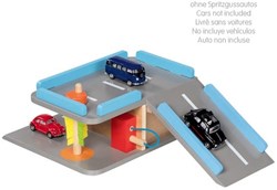 Goki garage en bois - parking urbain jouet garage