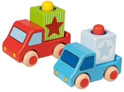 GOKI Houten Voertuig - Auto/Toeter