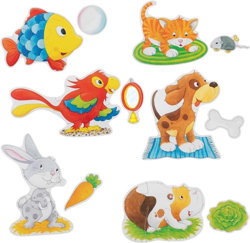 Jeu de puzzle Goki pour animaux de compagnie - 24 pièces