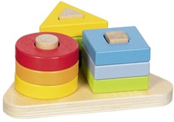 Goki jeu de tri - jouet en bois éducatif couleurs formes