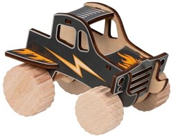 Goki bouwkit - monstertruck speelgoed bouwset creatief