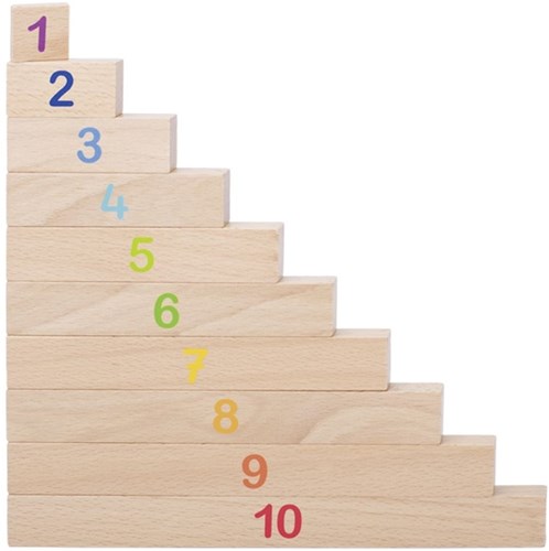Goki rekenlinialen houten educatief speelgoed 36-delig set