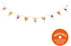 Goki guirlande à décorer coton Fair Trade 110 cm multicolore