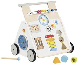 Goki houten loophulp Kiddycruiser - loopwagen voor peuters