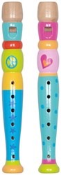 Goki flûte à bec instrument de musique en bois pour enfants et débutants