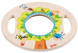 Goki loupe en bois XL avec poignées pour enfants - explorer les insectes