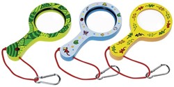 Goki Loupe en bois pour enfants avec mousqueton