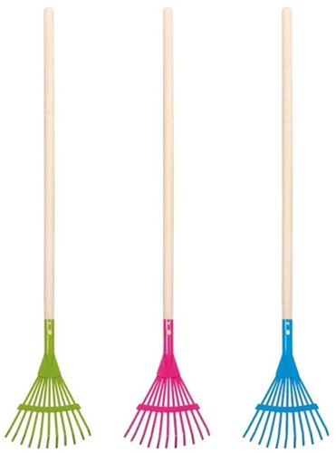 Goki râteau à feuilles jouet pour enfants - jardinage et jeu en plein air