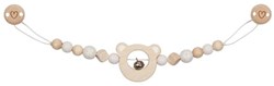 Goki kinderwagenspanner - houten beer decoratie voor baby