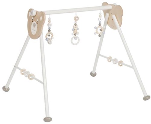 Goki Babygym Beer - Houten speeltrainer voor baby's - kleurrijk en veilig
