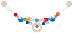 Goki kinderwagenspanner babyaccessoire boot vis kleurrijk