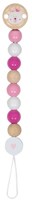 Goki chaîne-tétine bébé - Ours polaire multicolore clip bois