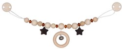 Goki kinderwagenspanner baby speelgoed amber multicolor