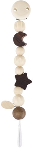 Goki chaîne-sucettes accessoire bébé - lune et étoile multicolore
