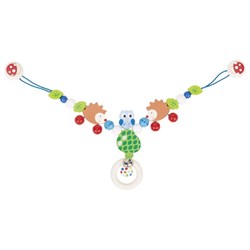 Goki kinderwagenspanner babyaccessoire egel en uil multicolor