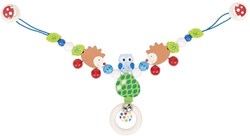 Goki kinderwagenspanner babyaccessoire egel en uil multicolor