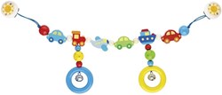 Goki wagenspanner voertuigen - kleurrijke baby accessoire