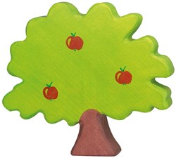 Holztiger arbre en bois jouet pomme - jeu imaginatif