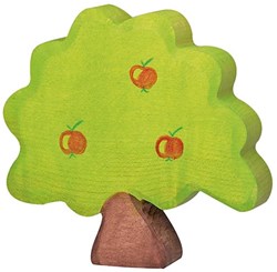 Holztiger jouet arbre à pommes en bois - figurine éducative