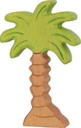 Holztiger palmier en bois figurine de jeu - jouet fait main et sûr