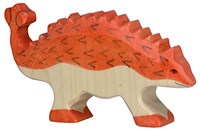 Holztiger dinosaure en bois Ankylosaurus figurine jouet