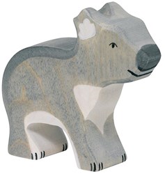 Holztiger houten koala speelgoedfiguur staand duurzaam