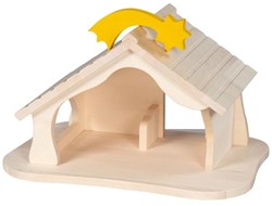 Holztiger houten boerderij kerststal - educatief speelgoed voor kinderen