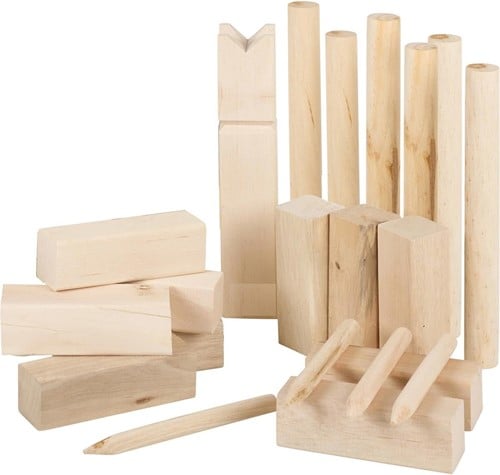 Philos houten buitenspel Kubb - Berkenhout-2