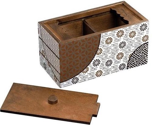 Philos puzzeldoos hersenkraker houten denkspel Secret Box Spring-2
