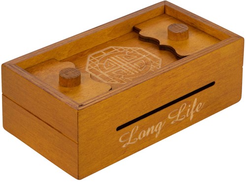 Philos boîte à énigme en bois Double Happiness cadeau casse-tête