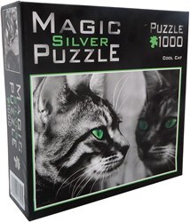 MIC puzzel Silverline Cool Cat 1000 stukjes - legpuzzel voor volwassenen