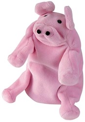 Beleduc handpop varken boerderijdier speelgoed poppenkast
