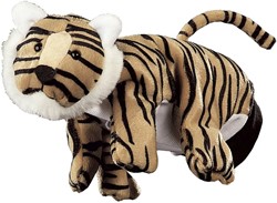 Beleduc handpop tijger - speelhandschoen voor kinderen - handpop