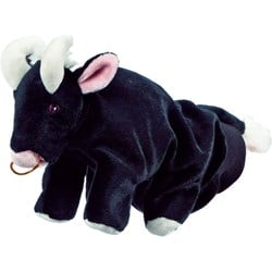 Beleduc handpop stier - boerderijdier speelgoed pop