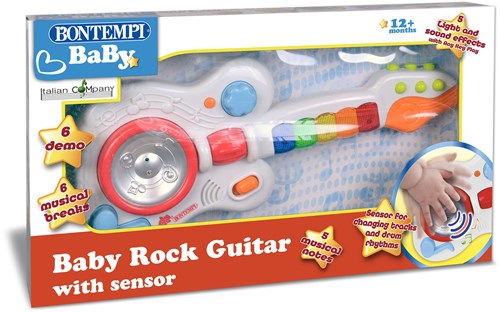 Bontempi guitare électronique jouet blanche pour enfants - plaisir musical-3