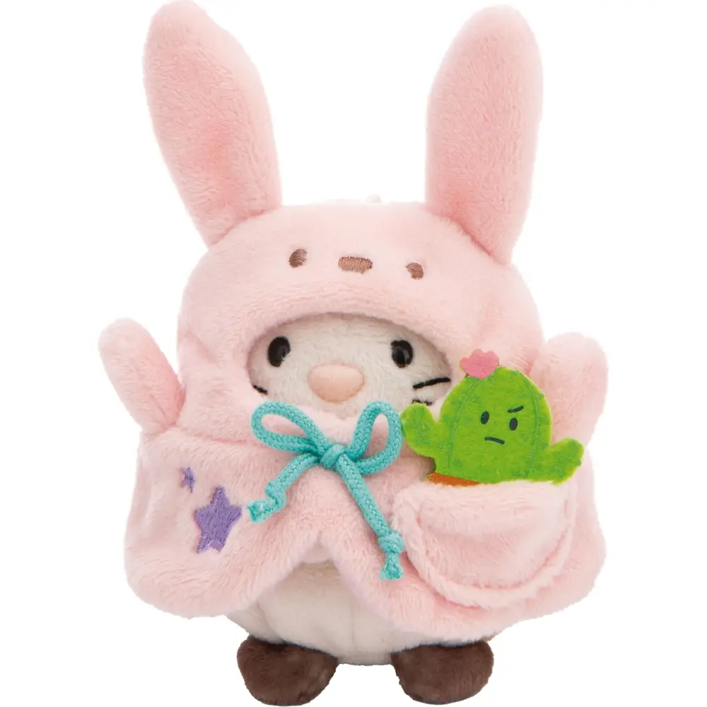 Nici peluche chat Angy 8cm avec cactus - jouet câlin mignon