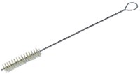 Brosse à bouteille plastique blanc 26cm pour nettoyer les bouteilles